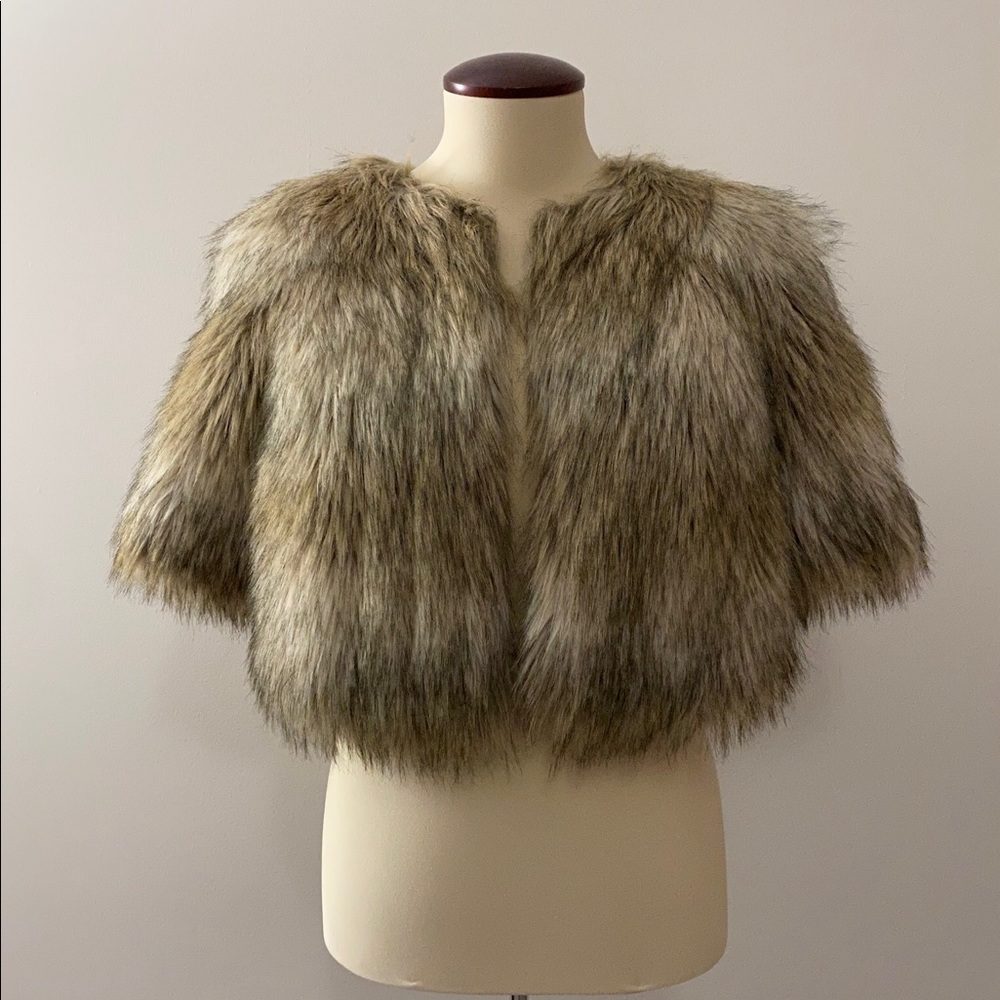 Authentic Juicy Couture faux fur jacket